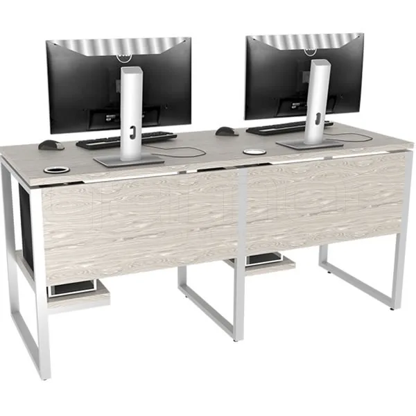 GM008-102 Bilgisayar Masası, Okul Öğrenci Bilgisayar Laboratuvarı Masası - Görsel 1