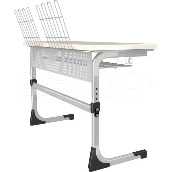 GM022-1015 Ayarlanabilir İkili Werzalit Müzik Sırası GM022-1015 Ayarlanabilir İkili Werzalit Müzik Sırası, Öğrenci Etkinlik Sırası - Görsel 1