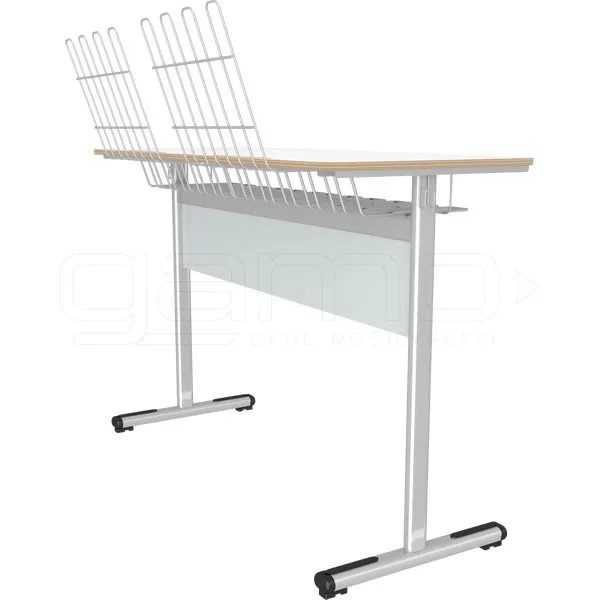 GM022-318 İkili Laminat Müzik Sırası, Öğrenci Etkinlik Sırası - Görsel 1