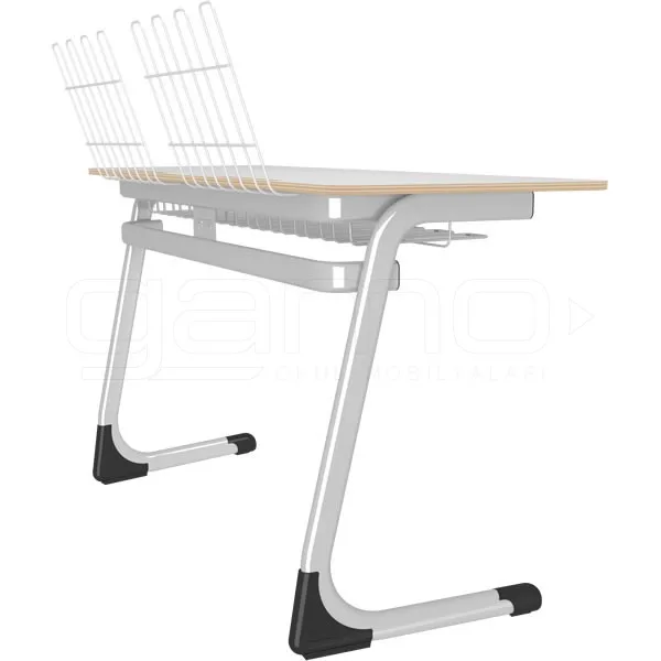 GM022-415 İkili Laminat Müzik Sırası GM022-415 İkili Laminat Müzik Sırası, Öğrenci Etkinlik Sırası - Görsel 1