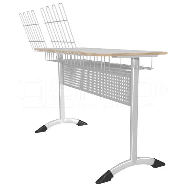 GM022-716 İkili Laminat Müzik Sırası, Öğrenci Etkinlik Sırası - Görsel 1