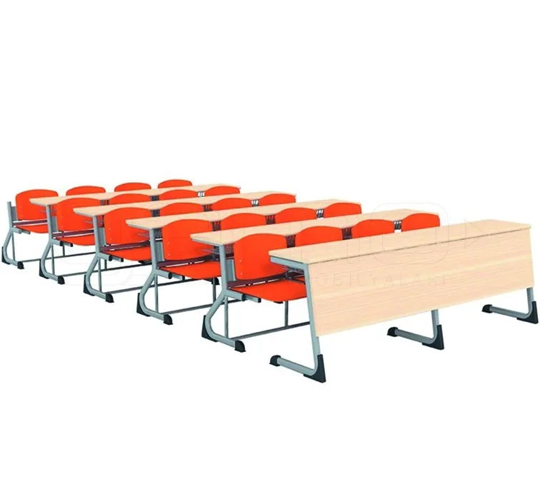 GM024-103 GM024-103 Dörtlü Ahşap Amfi Sırası - Görsel 1
