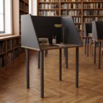 GM040-101 Tek Kişilik Modüler Çalışma Masası – Bölmeli Bireysel Çalışma ve Etüt Masası