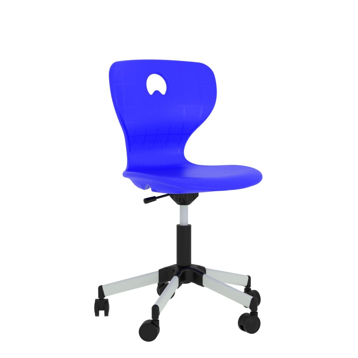 Koç Döner Monoblok Sandalye Mavi - Görsel 1