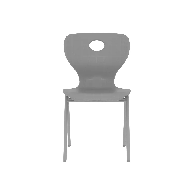 VALENTINA A Ayak Gri-2 Valentina Monoblok Sandalye Gri - Görsel 1