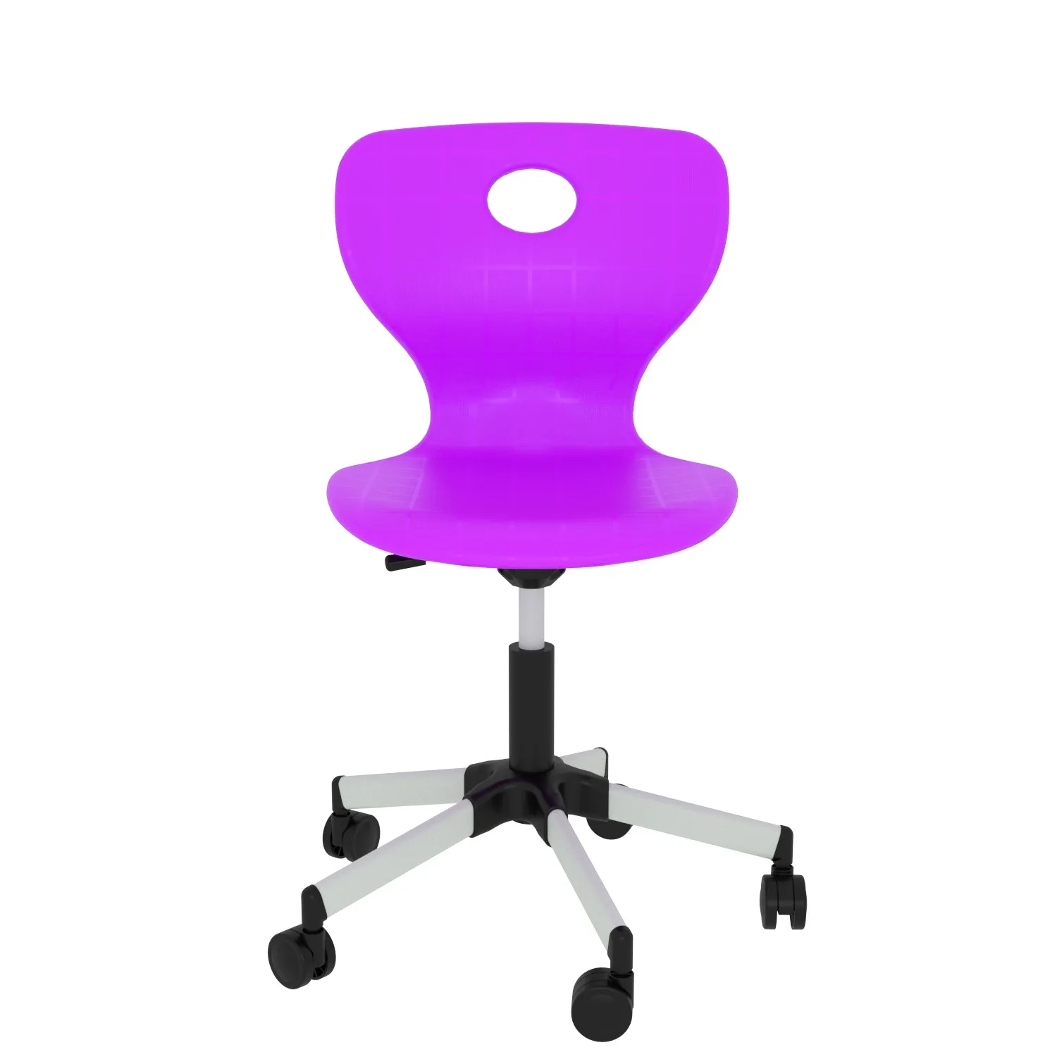 Valentina Döner Monoblok Sandalye Fuşya - Görsel 1