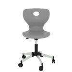 Valentina Döner Monoblok Sandalye Gri