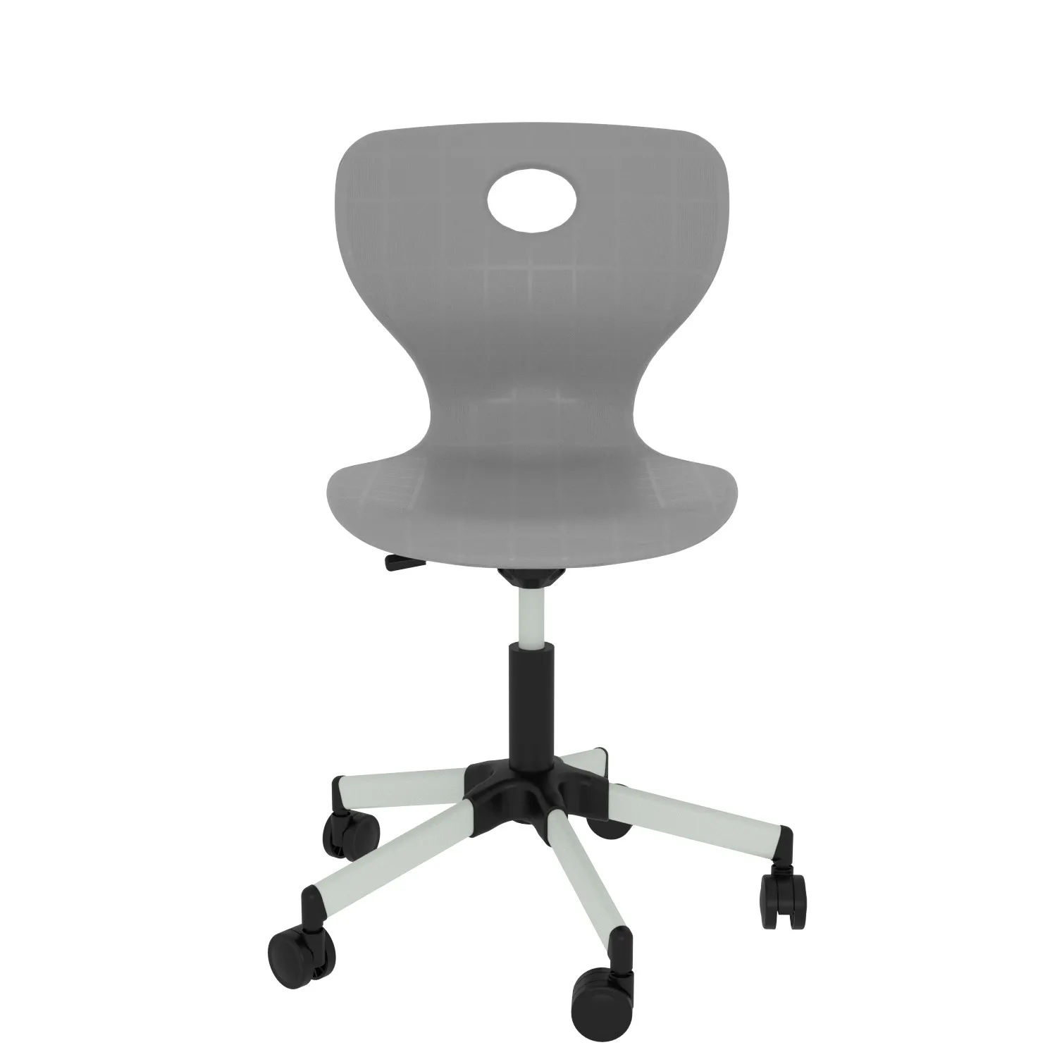 Valentina Yıldız Ayak Gri-2 Valentina Döner Monoblok Sandalye Gri - Görsel 1