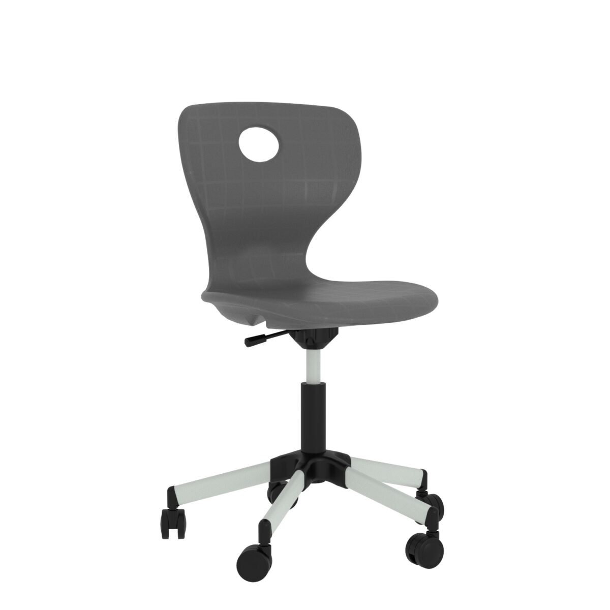 Valentina Döner Monoblok Sandalye Antrasit Gri - Görsel 2