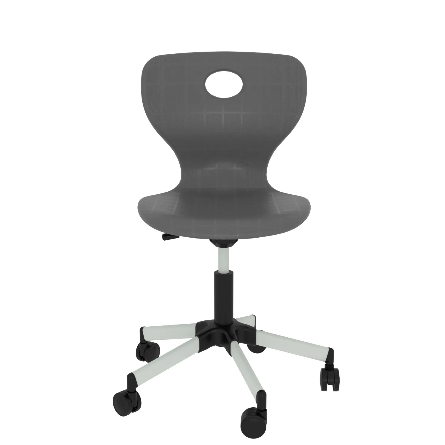 Valentina Döner Monoblok Sandalye Antrasit Gri - Görsel 1