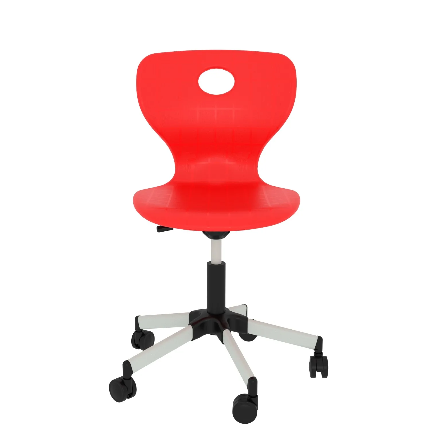 Valentina Yıldız Ayak Kırmızı-2 Valentina Döner Monoblok Sandalye Kırmızı - Görsel 1